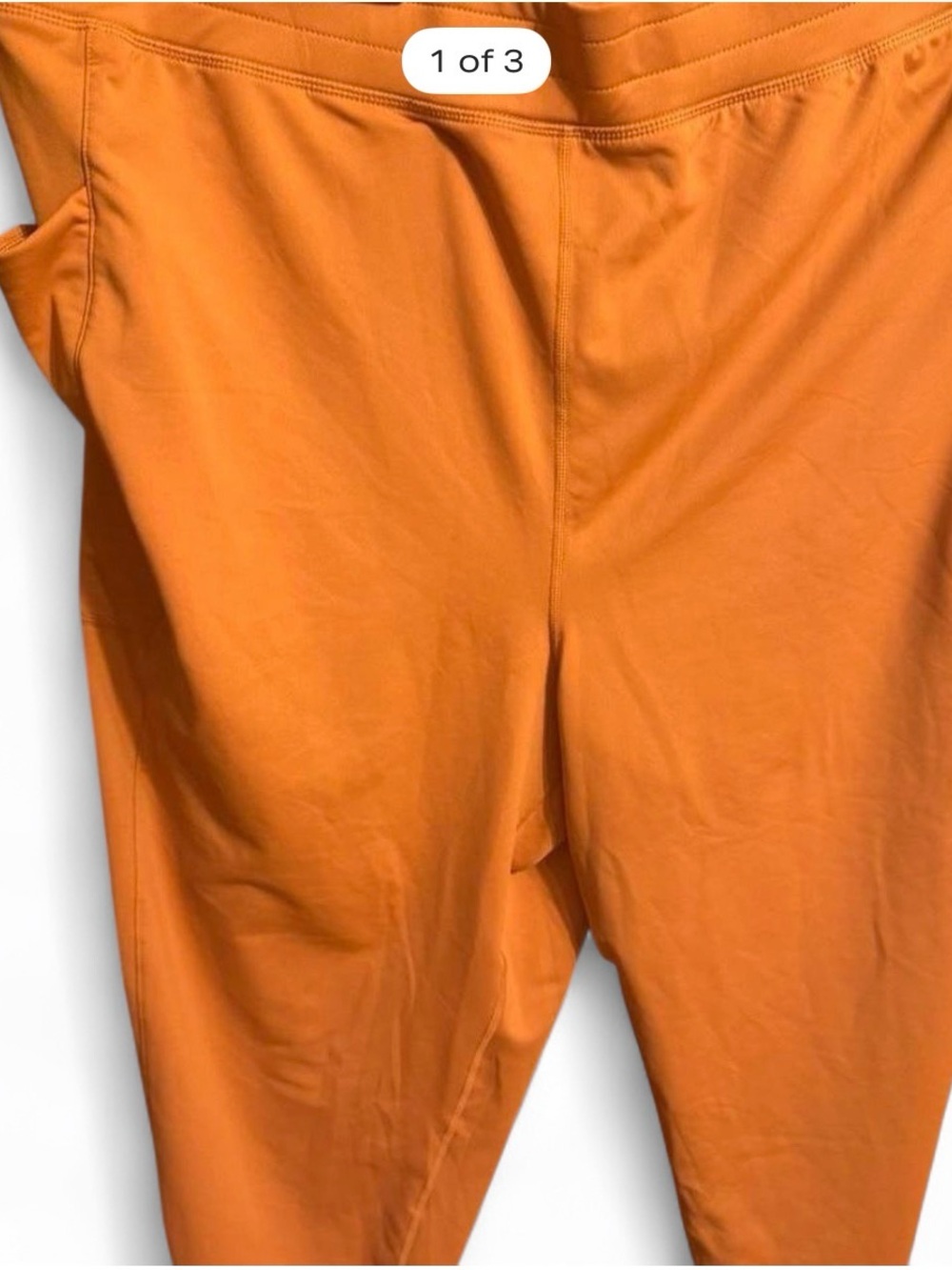Fabletics Rust Orange Active Leggings